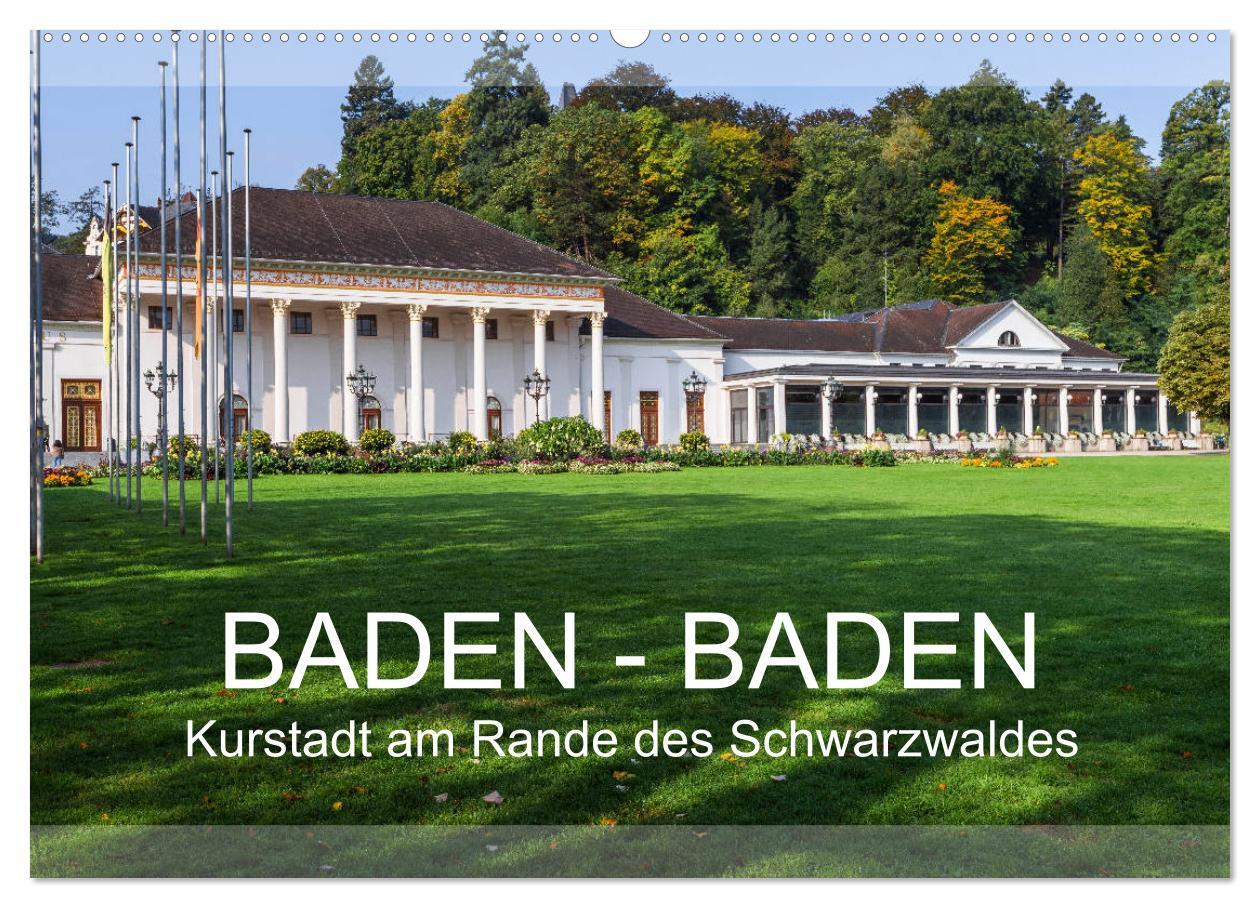 Cover: 9783435283422 | Baden-Baden, Kurstadt am Rande des Schwarzwaldes (Wandkalender 2025...