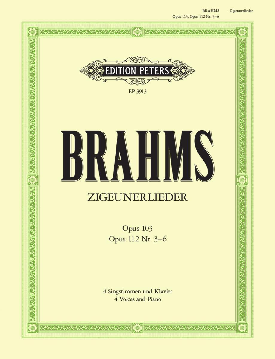 Cover: 9790014019624 | Zigeunerlieder op. 103 · op. 112; 3-6 | für 4 Singstimmen und Klavier