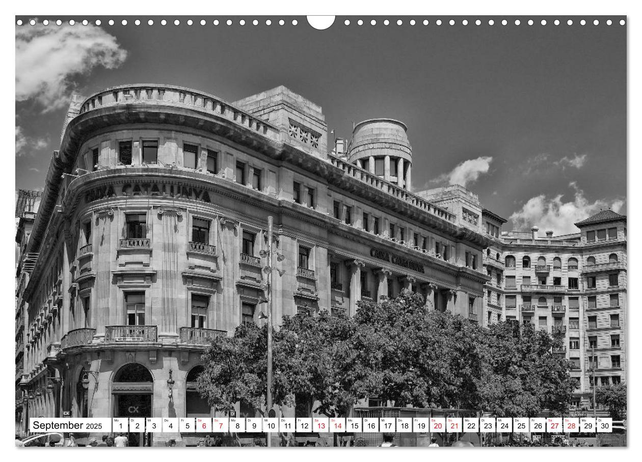 Bild: 9783435680795 | Barcelona Schwarz / Weiß Impressionen (Wandkalender 2025 DIN A3...