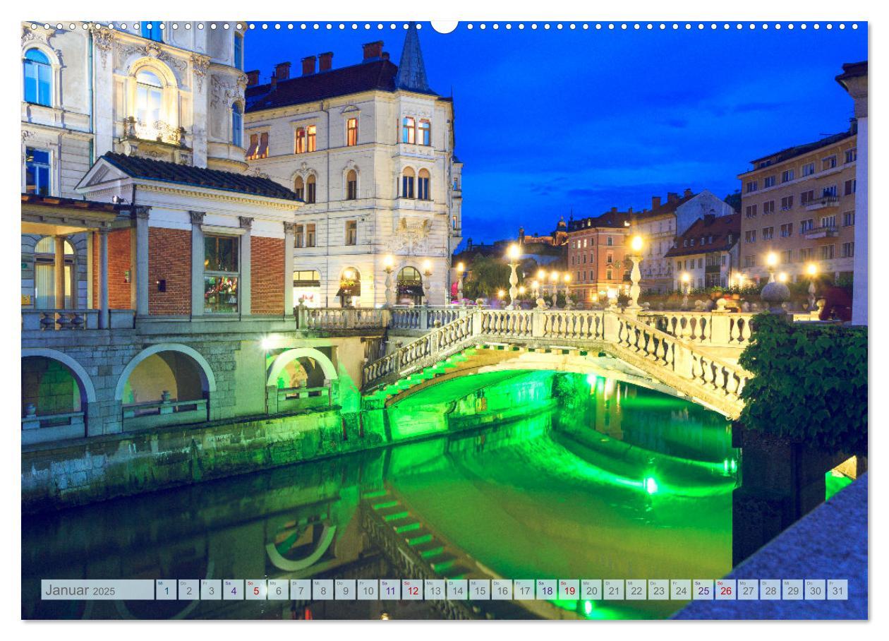 Bild: 9783383850998 | Ljubljana - Sloweniens wunderschöne Hauptstadt (Wandkalender 2025...