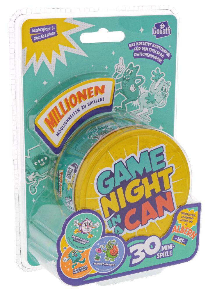 Bild: 8720077296596 | Game Night in a Can | Spiel | In Metalldose | 929659 | Deutsch | 2023