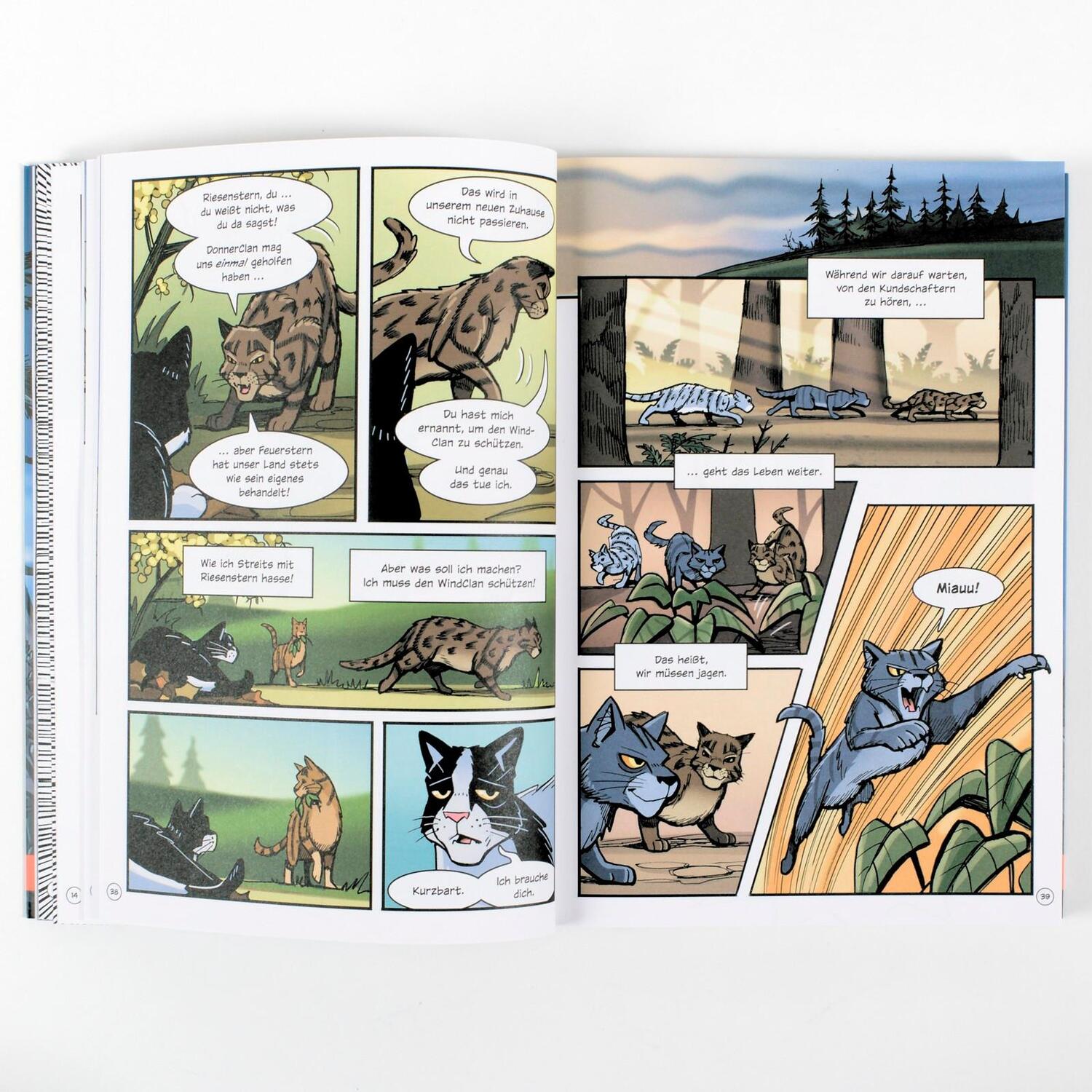 Bild: 9783407756916 | Warrior Cats - Wind des Wandels | Graphic Novel | Dan Jolley (u. a.)