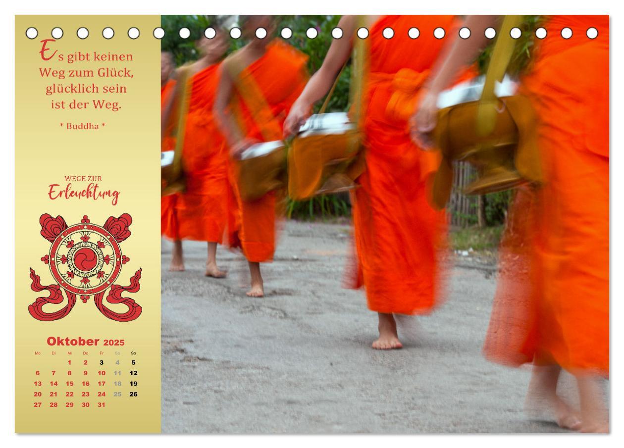 Bild: 9783383907845 | Buddhistische Weisheiten - Wege zur Erleuchtung (Tischkalender 2025...