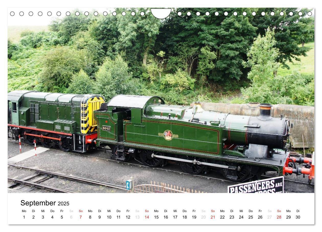 Bild: 9783435668304 | Nostalgische Eisenbahnen Englands (Wandkalender 2025 DIN A4 quer),...