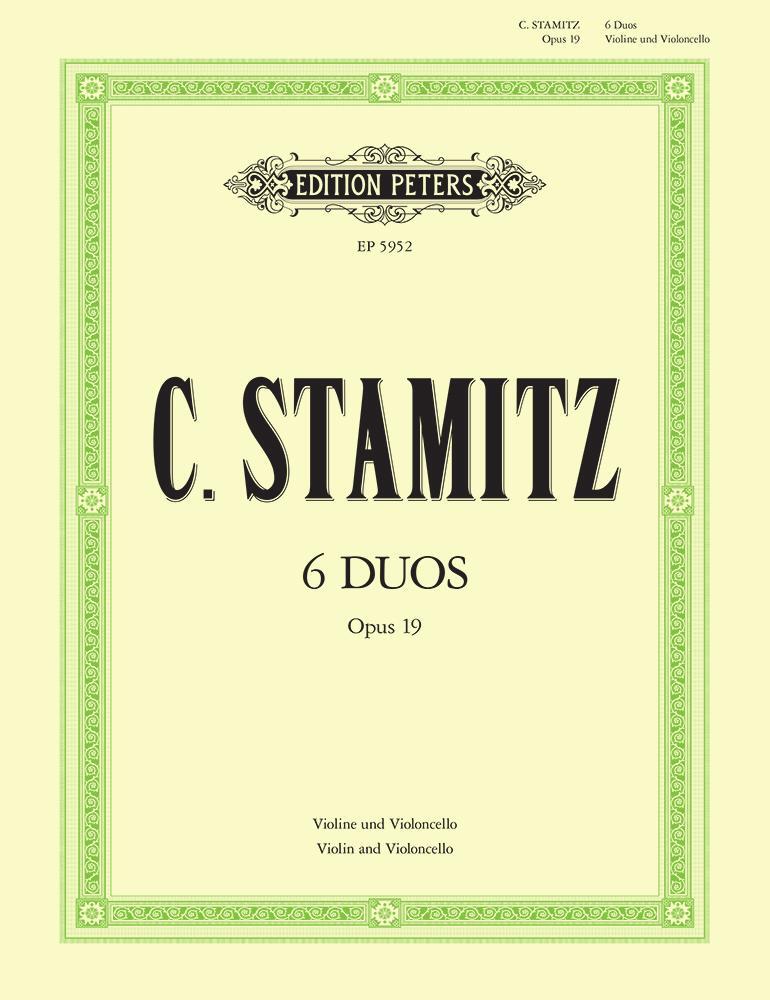 Cover: 9790014042509 | 6 Duos Op. 19 for Violin and Cello | Set of Parts | Taschenbuch | 2022