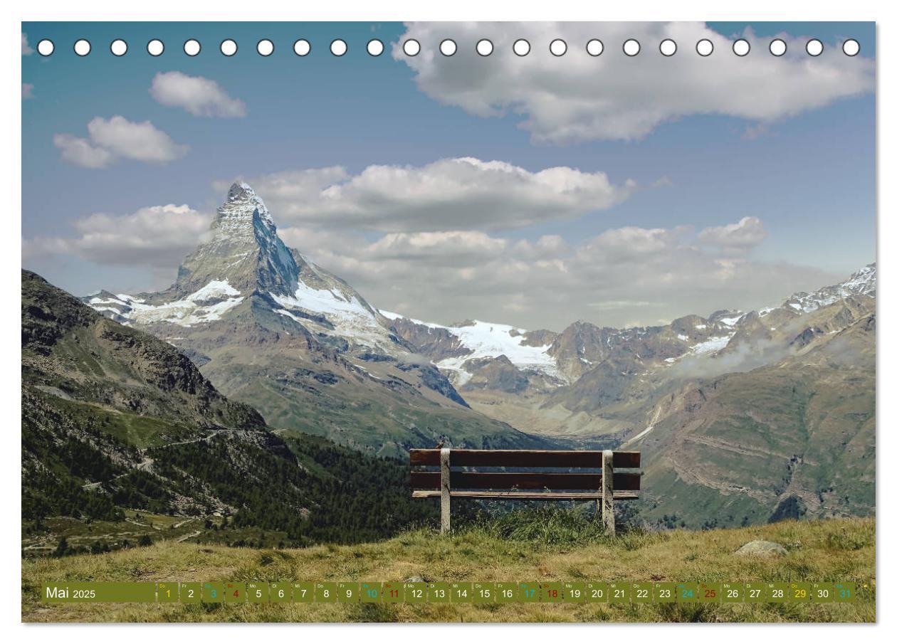 Bild: 9783383826443 | MATTERHORN Impressionen (Tischkalender 2025 DIN A5 quer), CALVENDO...