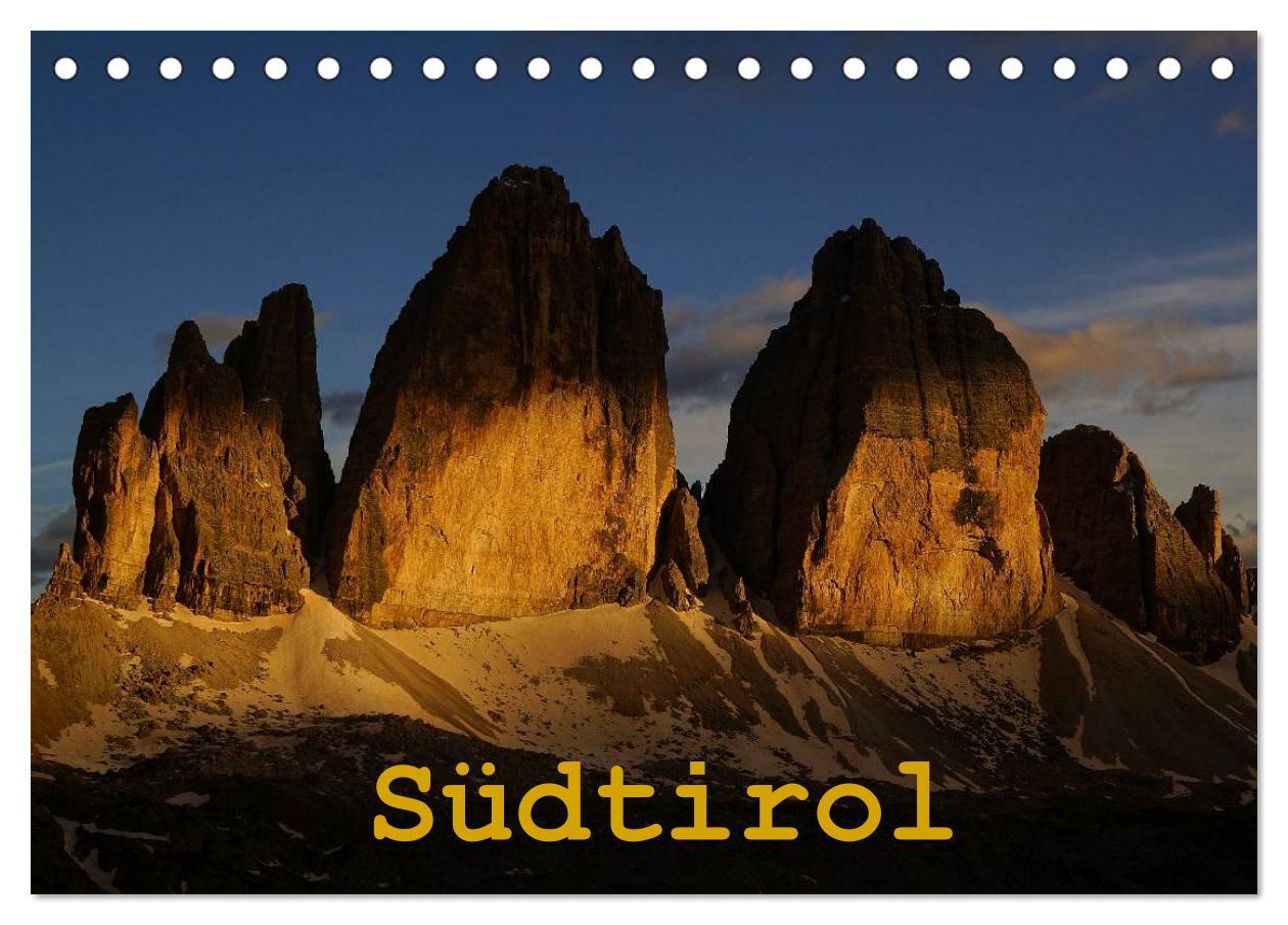 Cover: 9783435628537 | Südtirol im Jahreslauf (Tischkalender 2025 DIN A5 quer), CALVENDO...