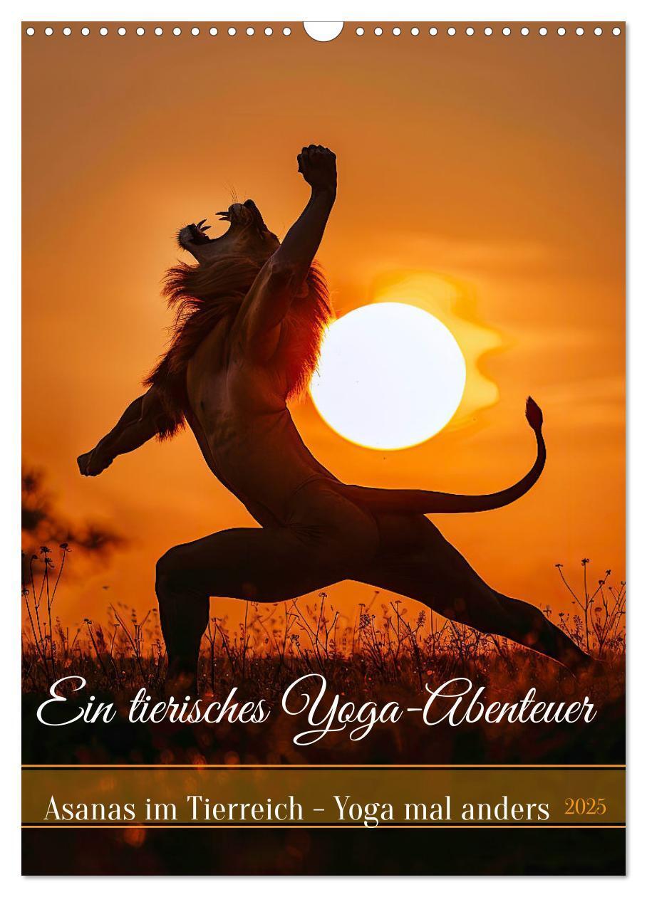 Cover: 9783435979509 | Ein tierisches Yoga-Abenteuer (Wandkalender 2025 DIN A3 hoch),...