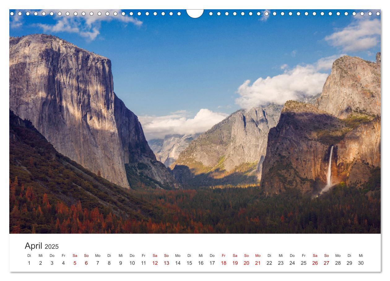 Bild: 9783435354863 | Yosemite - Nationalpark (Wandkalender 2025 DIN A3 quer), CALVENDO...