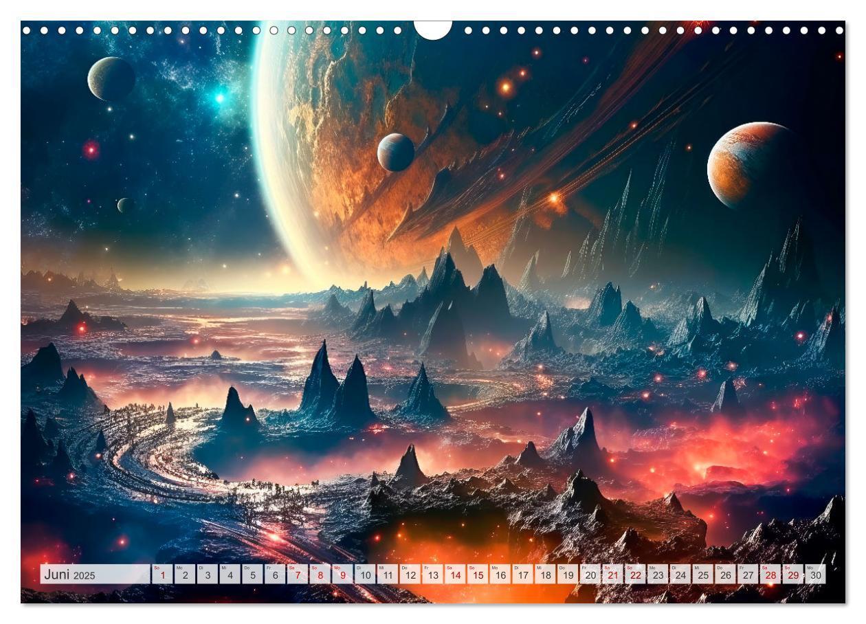 Bild: 9783383852428 | SCIENCE-FICTION Leben auf fernen Planeten (Wandkalender 2025 DIN A3...