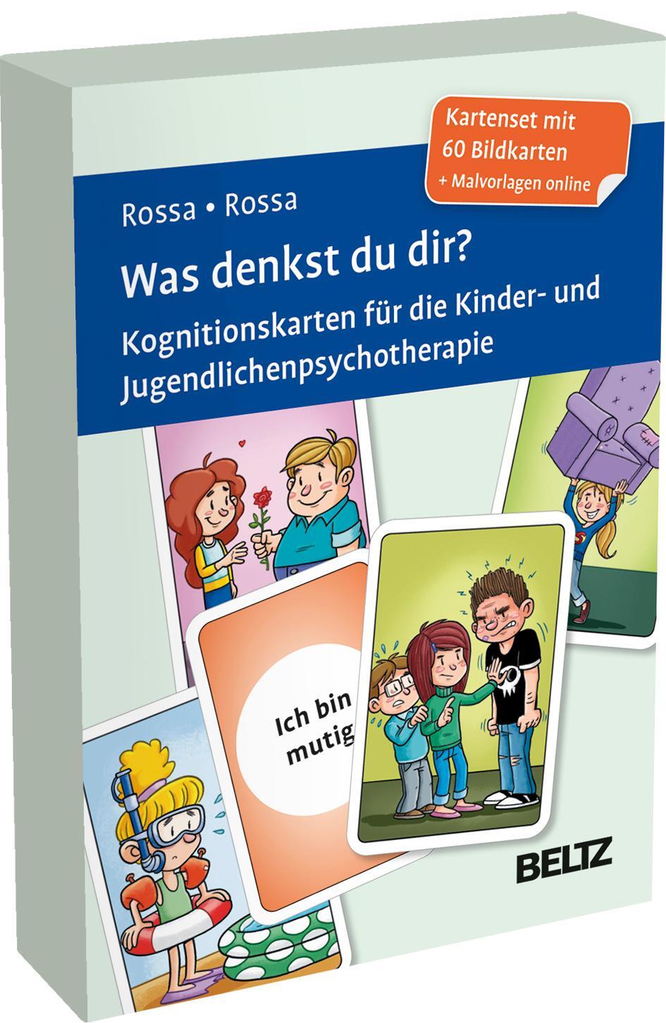 Cover: 9783621284950 | Was denkst du dir? | Robert Rossa (u. a.) | Box | BeltzTherapiekarten