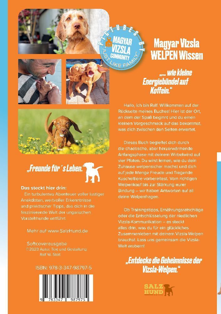 Bild: 9783347987975 | Magyar Vizsla WELPEN Wissen | Ralf W. Stolt | Taschenbuch | Deutsch