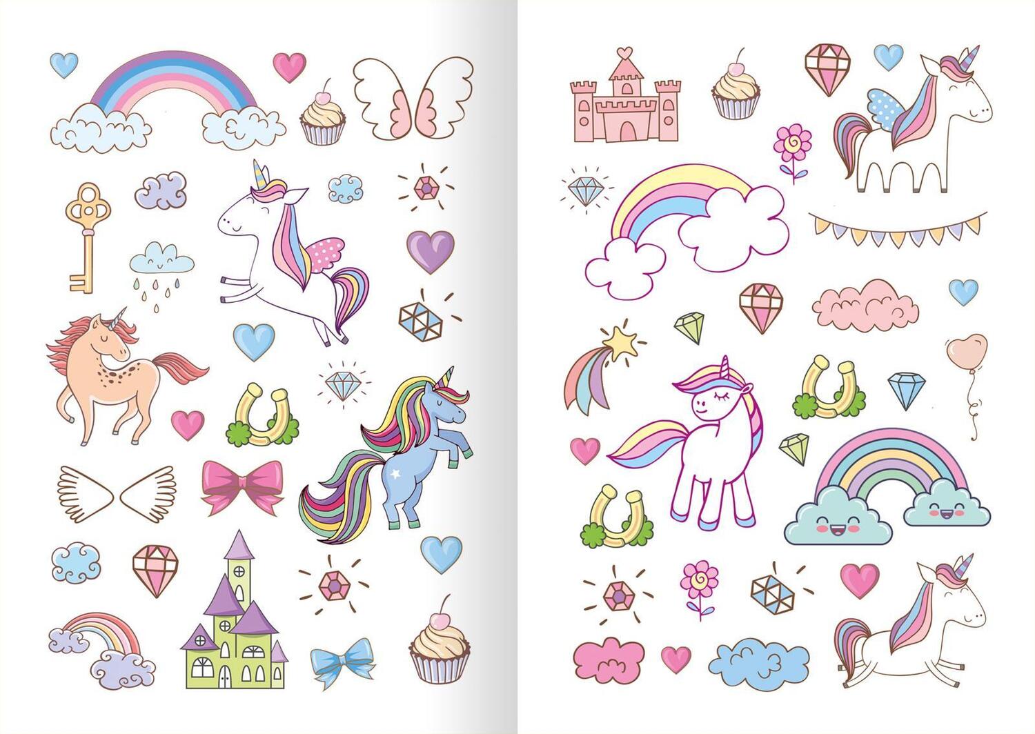 Bild: 4014489126829 | Glitzerspaß - Einhorn-Sticker | Über 250 Glitzersticker | Stück | 2021