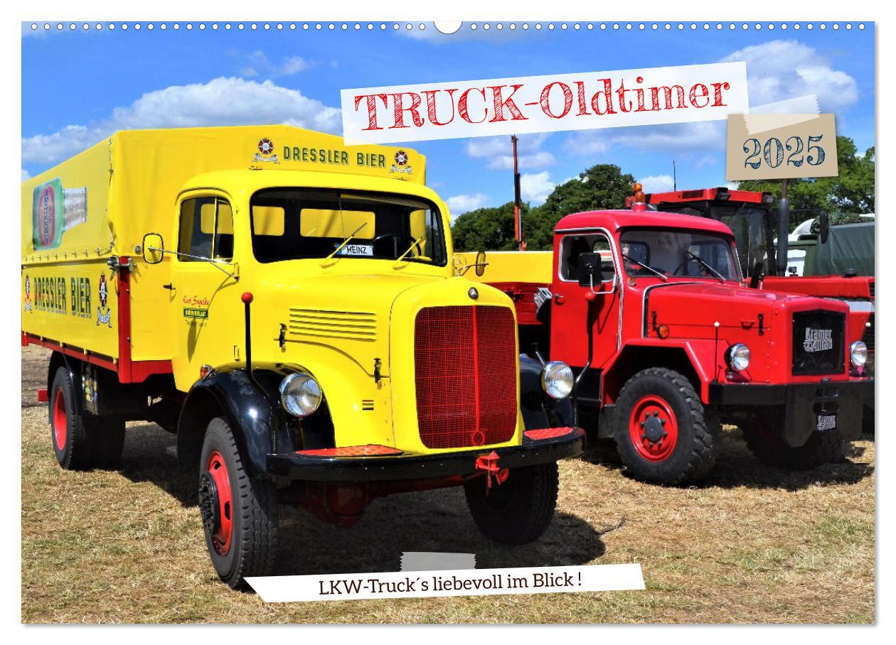 Cover: 9783383932137 | TRUCK - Oldtimer (Wandkalender 2025 DIN A2 quer), CALVENDO...