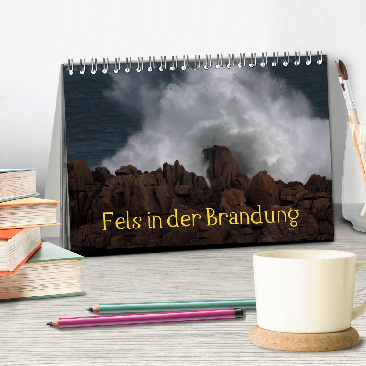 Bild: 9783435496723 | Fels in der Brandung (Tischkalender 2025 DIN A5 quer), CALVENDO...