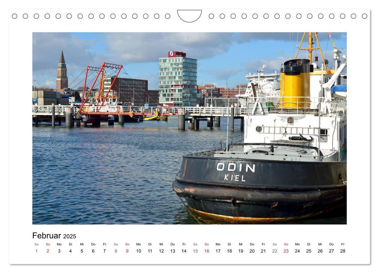 Bild: 9783435800032 | Kiel und Umland (Wandkalender 2025 DIN A4 quer), CALVENDO...