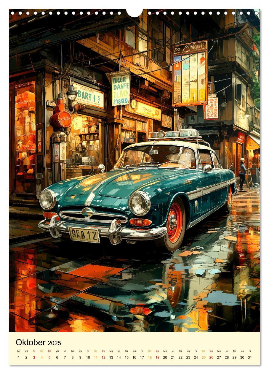 Bild: 9783435849338 | Nostalgic Cars der Traum (Wandkalender 2025 DIN A3 hoch), CALVENDO...