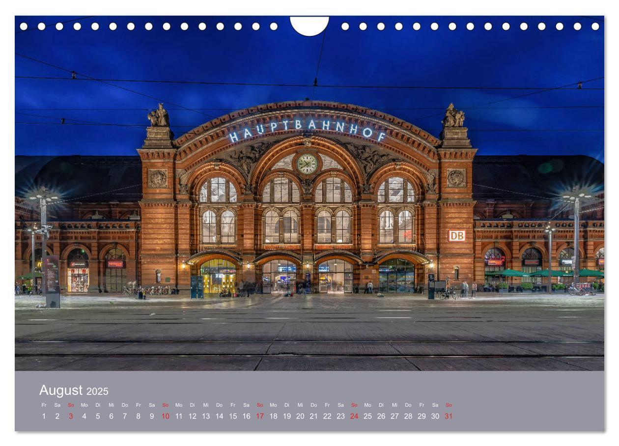 Bild: 9783435177684 | Nachts in Bremen (Wandkalender 2025 DIN A4 quer), CALVENDO...