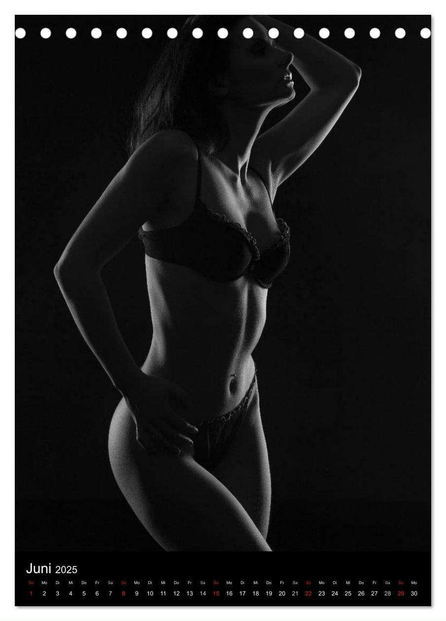 Bild: 9783457079911 | Erotische Silhouetten / CH-Version (Tischkalender 2025 DIN A5...