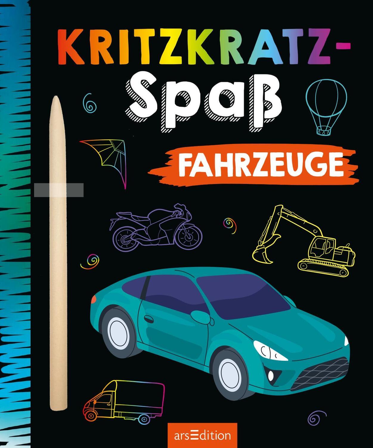 Bild: 9783845841885 | Kritzkratz-Spaß - Fahrzeuge | Taschenbuch | 36 S. | Deutsch | 2021