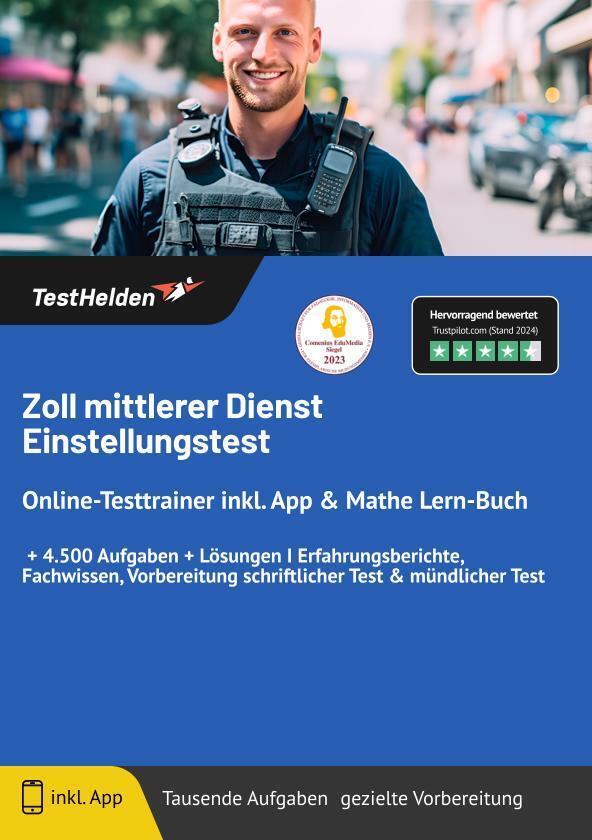 Cover: 9783985401062 | Zoll mittlerer Dienst Einstellungstest Online-Testtrainer inkl. App...