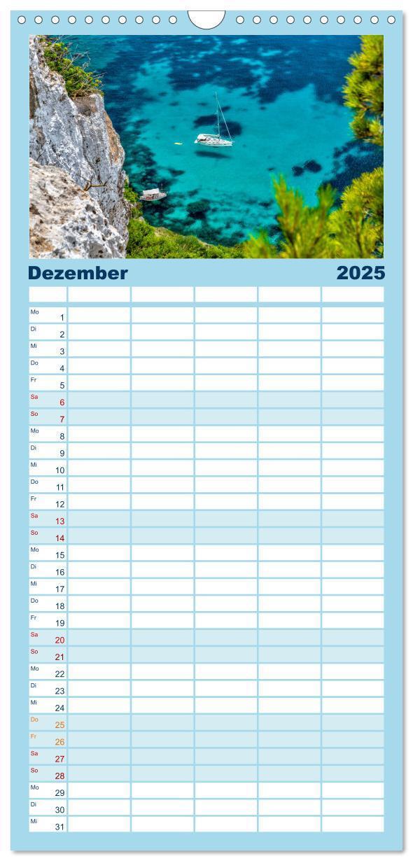 Bild: 9783457118054 | Familienplaner 2025 - Mallorca - Ahoi mit 5 Spalten (Wandkalender,...