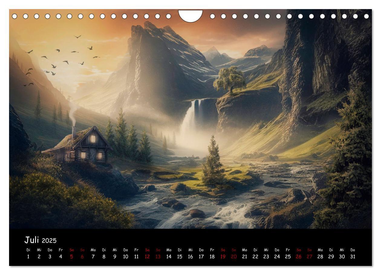 Bild: 9783383910494 | Ein Traum von Einsamkeit (Wandkalender 2025 DIN A4 quer), CALVENDO...