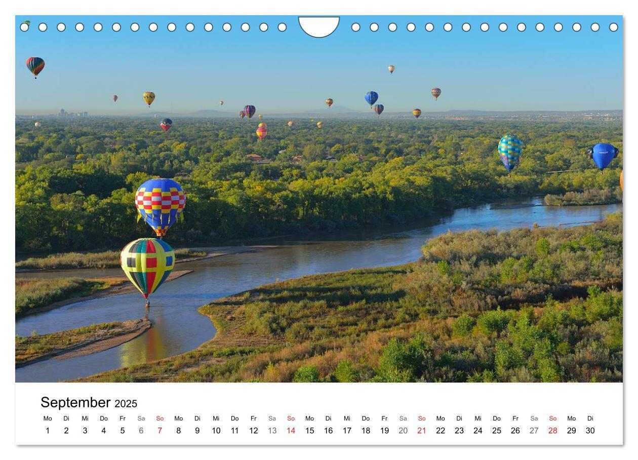 Bild: 9783435468782 | Balloon Fiesta New Mexico (Wandkalender 2025 DIN A4 quer), CALVENDO...