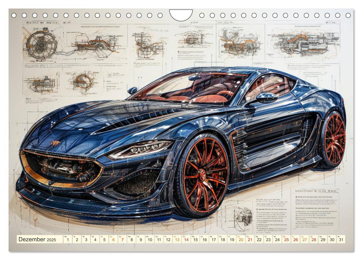 Bild: 9783383852657 | Blickpunkt Auto Design Zukunft (Wandkalender 2025 DIN A4 quer),...