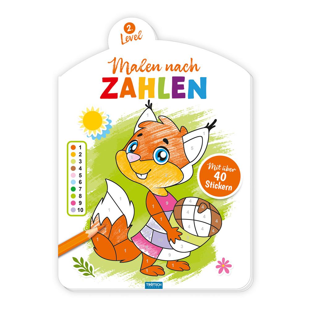 Cover: 9783988023322 | Trötsch Malen nach Zahlen 2. Level Malbuch | KG | Taschenbuch | 10 S.