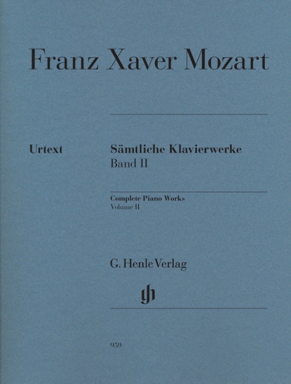 Cover: 9790201809595 | Franz Xaver Mozart - Sämtliche Klavierwerke, Band II. Bd.2 | Mozart