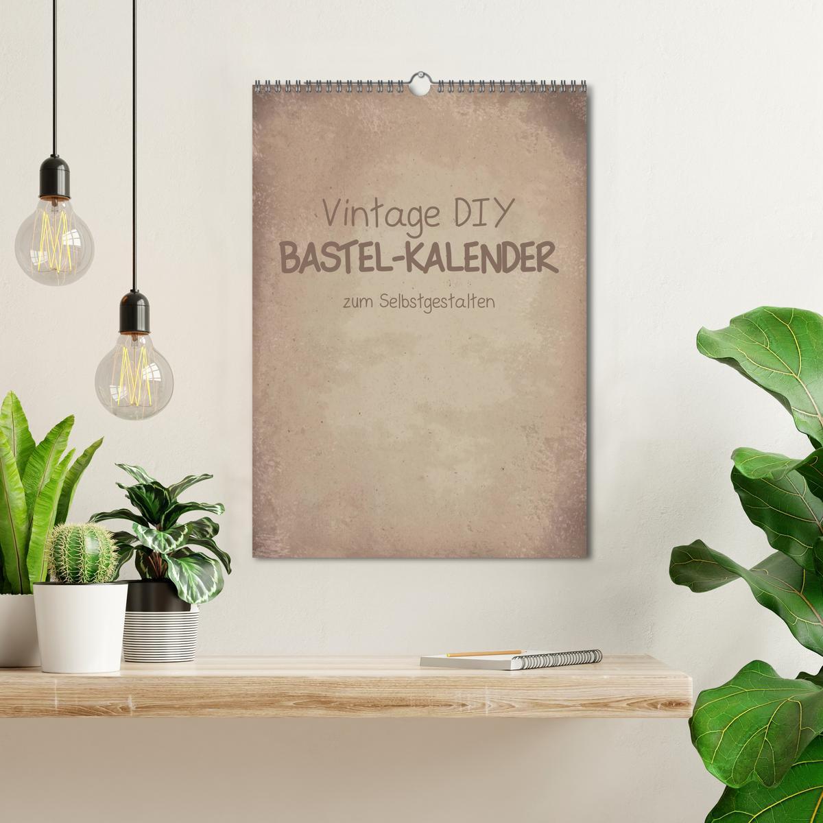 Bild: 9783435962785 | Vintage DIY Bastel-Kalender -Hochformat- (Wandkalender 2025 DIN A3...