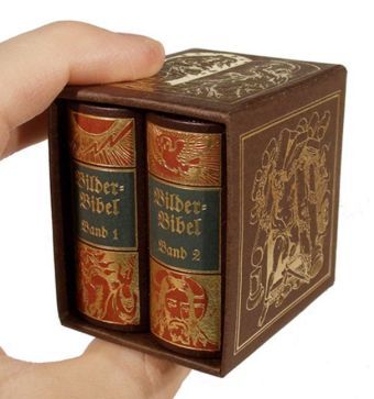 Cover: 9783861840619 | Bilderbibel, 2 Bde. (Miniaturausgabe) | Altes und Neues Testament