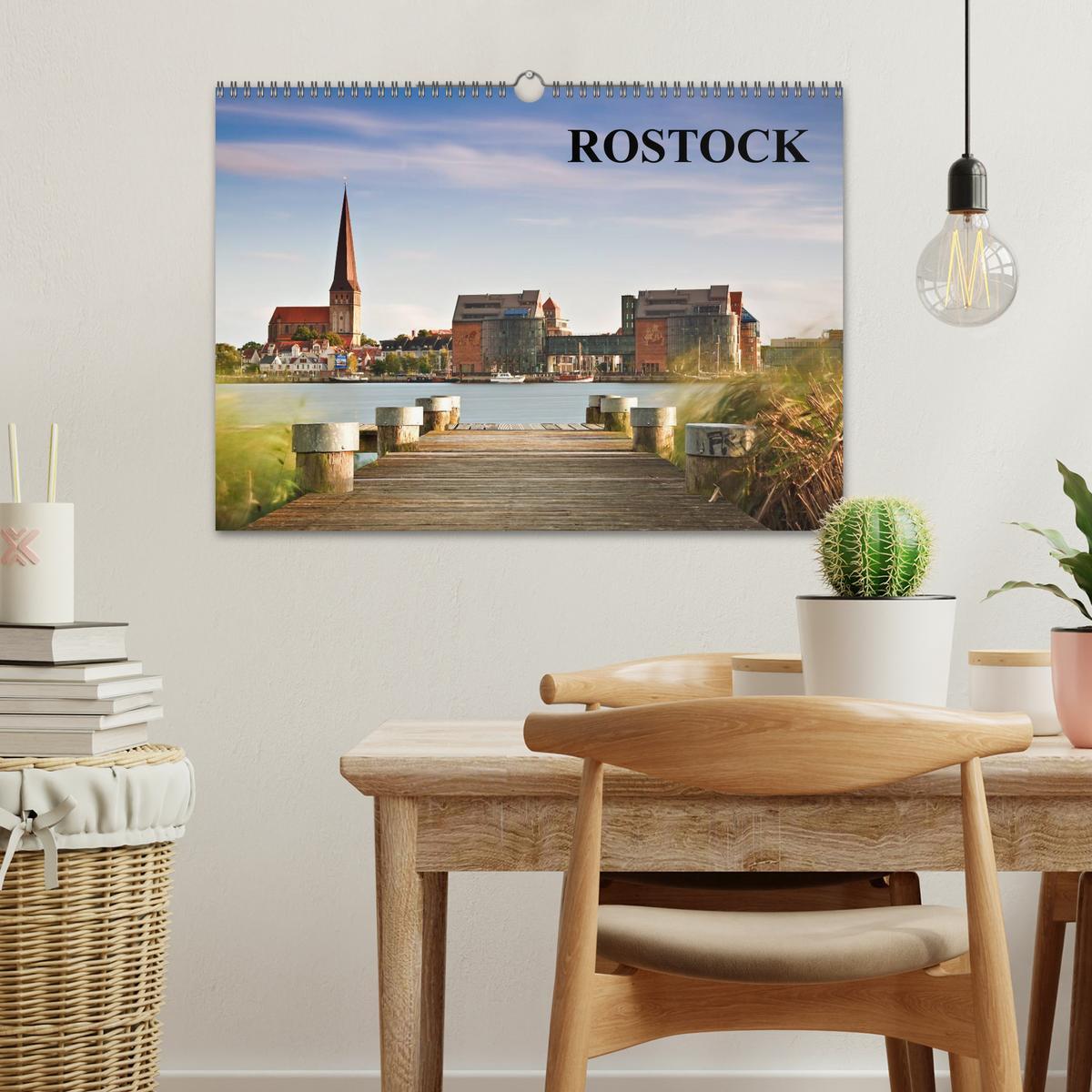 Bild: 9783435833320 | Rostock (Wandkalender 2025 DIN A3 quer), CALVENDO Monatskalender