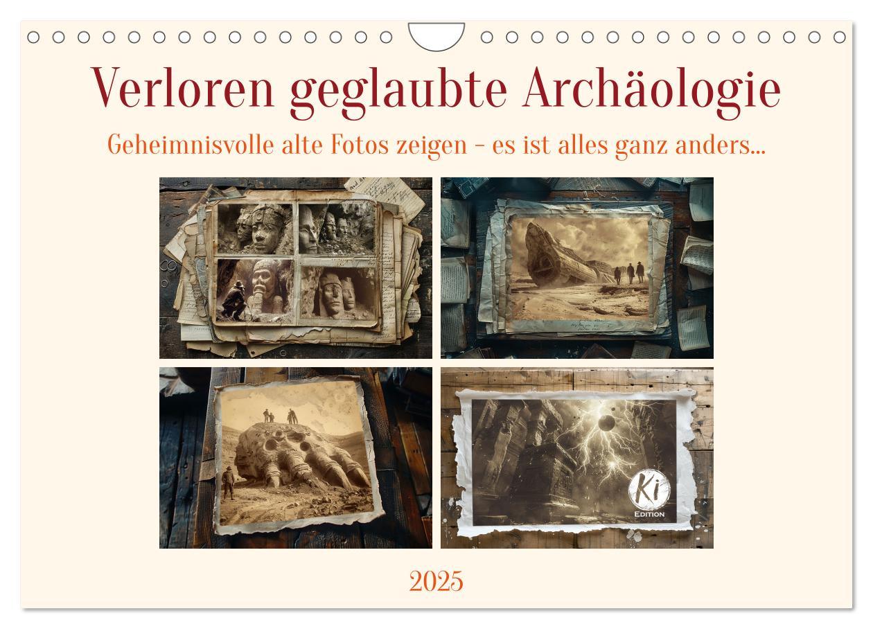 Cover: 9783435422531 | Verloren geglaubte Archäologie (Wandkalender 2025 DIN A4 quer),...