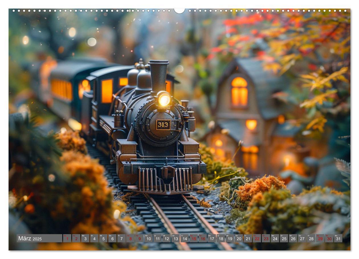 Bild: 9783435379903 | Modelleisenbahnen sind cool (Wandkalender 2025 DIN A2 quer),...