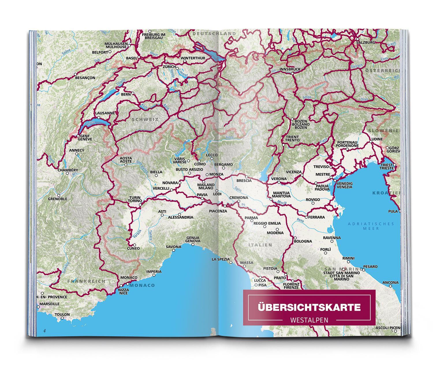 Bild: 9783991541530 | KOMPASS Radfernwege quer durch die Alpen | Taschenbuch | 144 S. | 2024