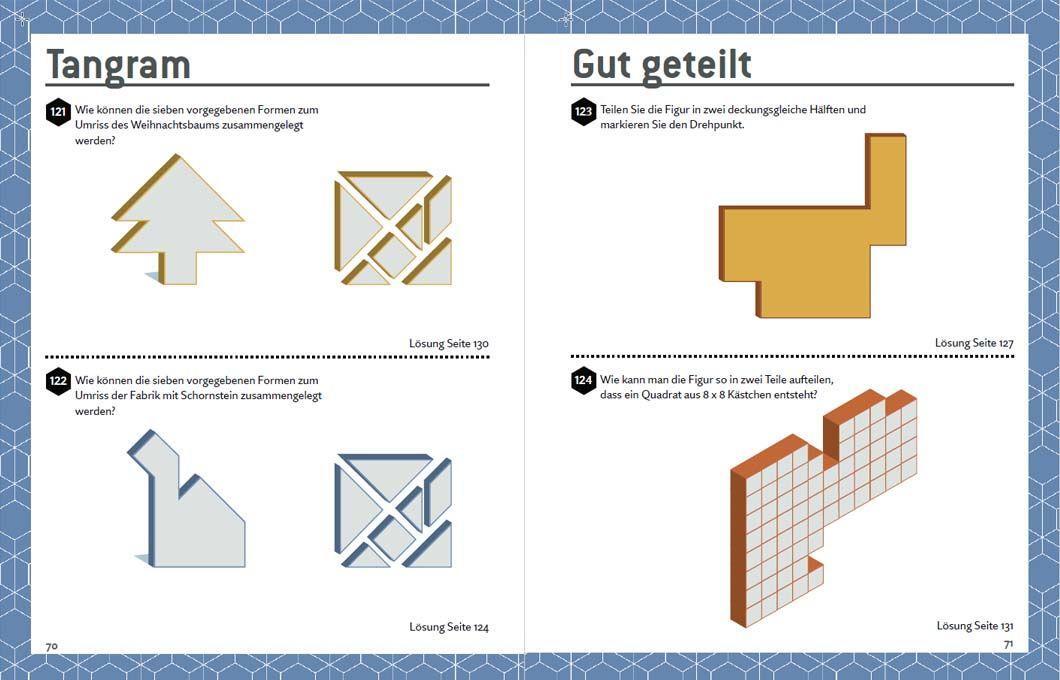 Bild: 9783809444565 | Mensa's knifflige Geometrierätsel. Mathematische Aufgaben aus der...