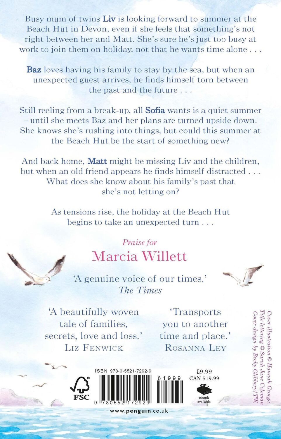 Rückseite: 9780552172929 | Seven Days in Summer | A perfect summer escape set in Devon | Willett