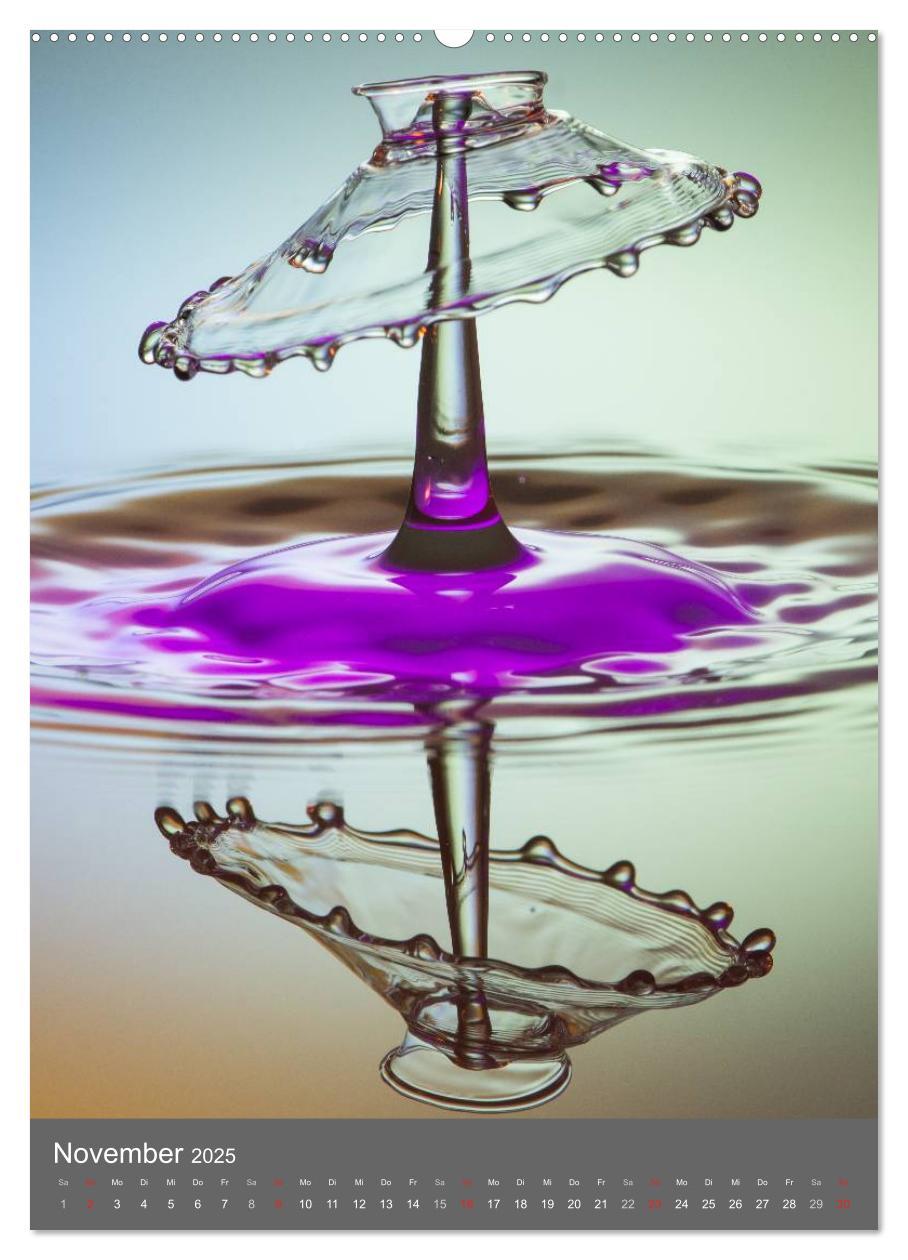 Bild: 9783457055939 | Liquid Art, Highspeed Tropfenfotografie (Wandkalender 2025 DIN A2...