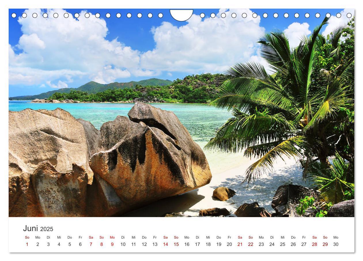 Bild: 9783435440511 | Traumstrände der Seychellen (Wandkalender 2025 DIN A4 quer),...