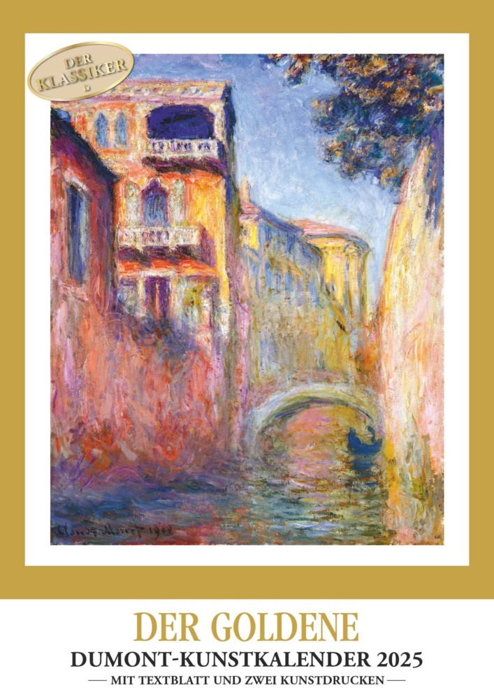 Cover: 4250809652955 | DUMONT - Der Goldene Kunstkalender 2025 Wandkalender, 29,7x42cm,...