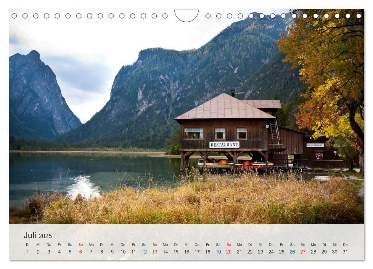 Bild: 9783383786525 | Dolomiten - Rundreise um Drei Zinnen (Wandkalender 2025 DIN A4...