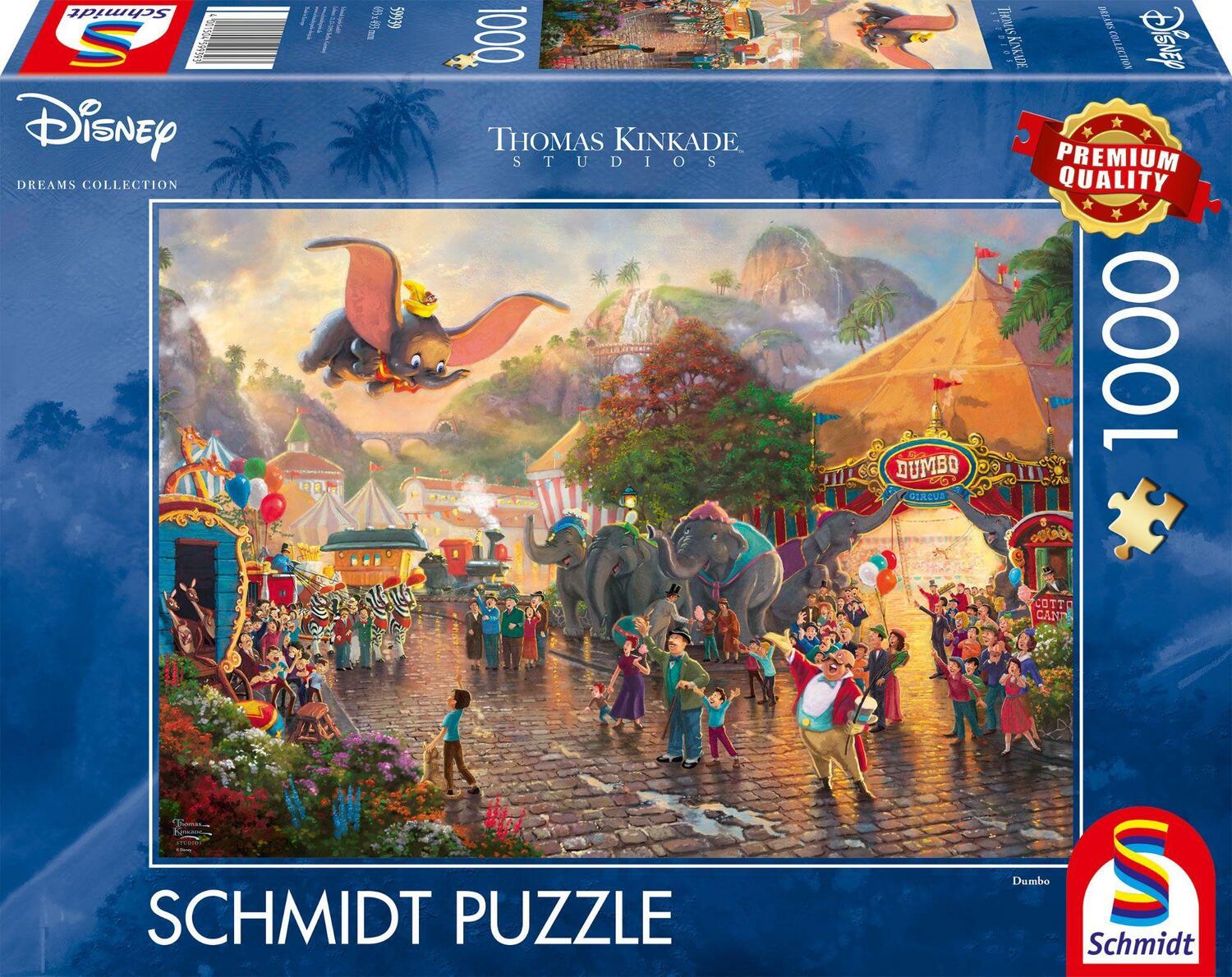 Cover: 4001504599393 | Disney, Dumbo. Kinkade Collection 1.000 Teile | Erwachsenenpuzzle