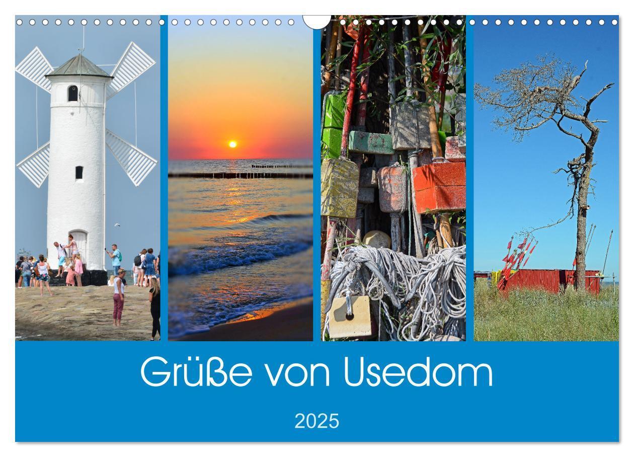 Cover: 9783435072149 | Grüße von Usedom (Wandkalender 2025 DIN A3 quer), CALVENDO...