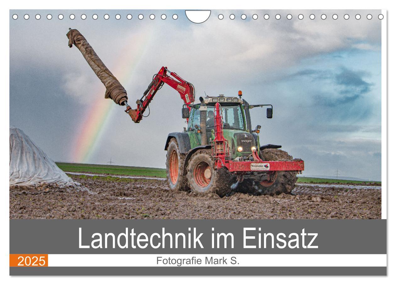 Cover: 9783435103089 | Landtechnik im Einsatz (Wandkalender 2025 DIN A4 quer), CALVENDO...