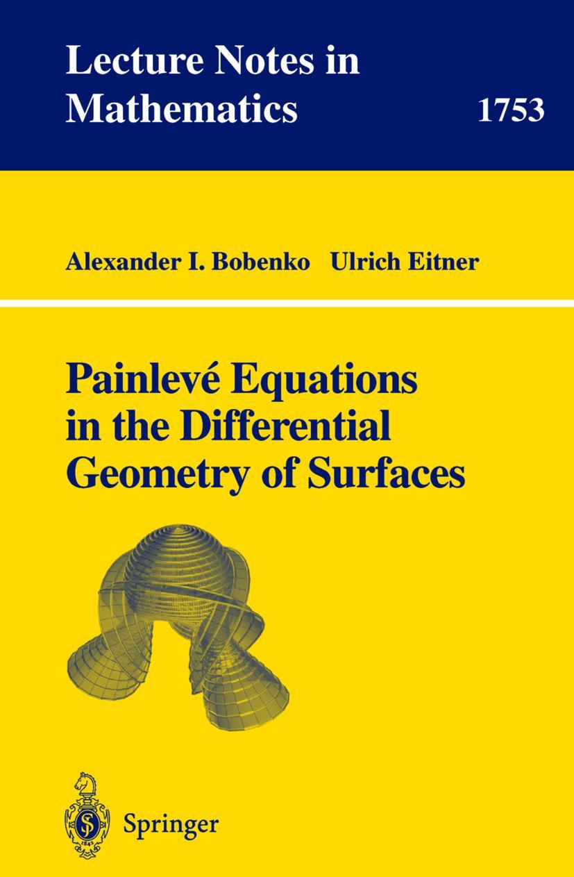 Cover: 9783540414148 | Painleve Equations in the Differential Geometry of Surfaces | Buch