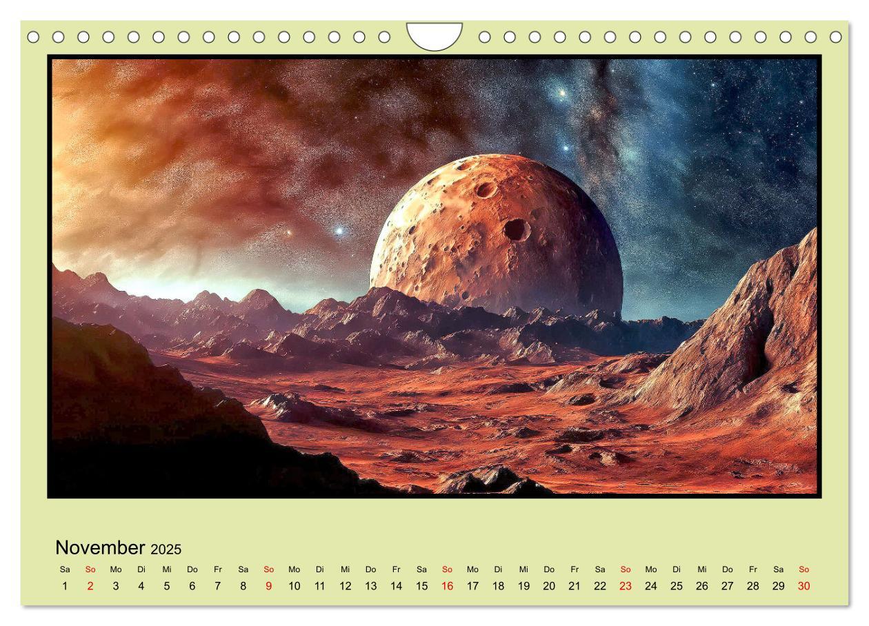 Bild: 9783435639823 | Der Zauber fremder Welten (Wandkalender 2025 DIN A4 quer), CALVENDO...