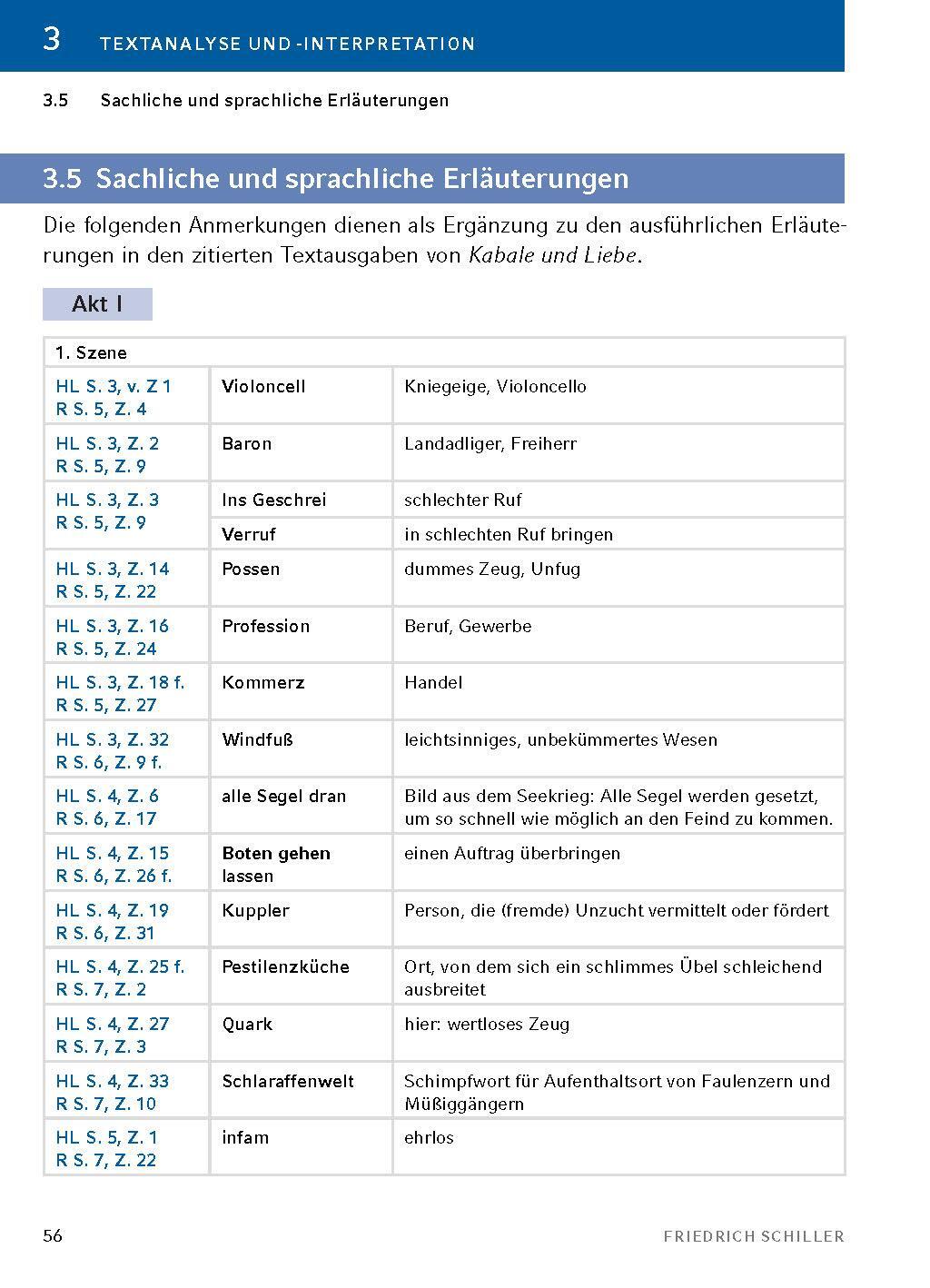 Bild: 9783804420731 | Kabale und Liebe - Textanalyse und Interpretation | Friedrich Schiller