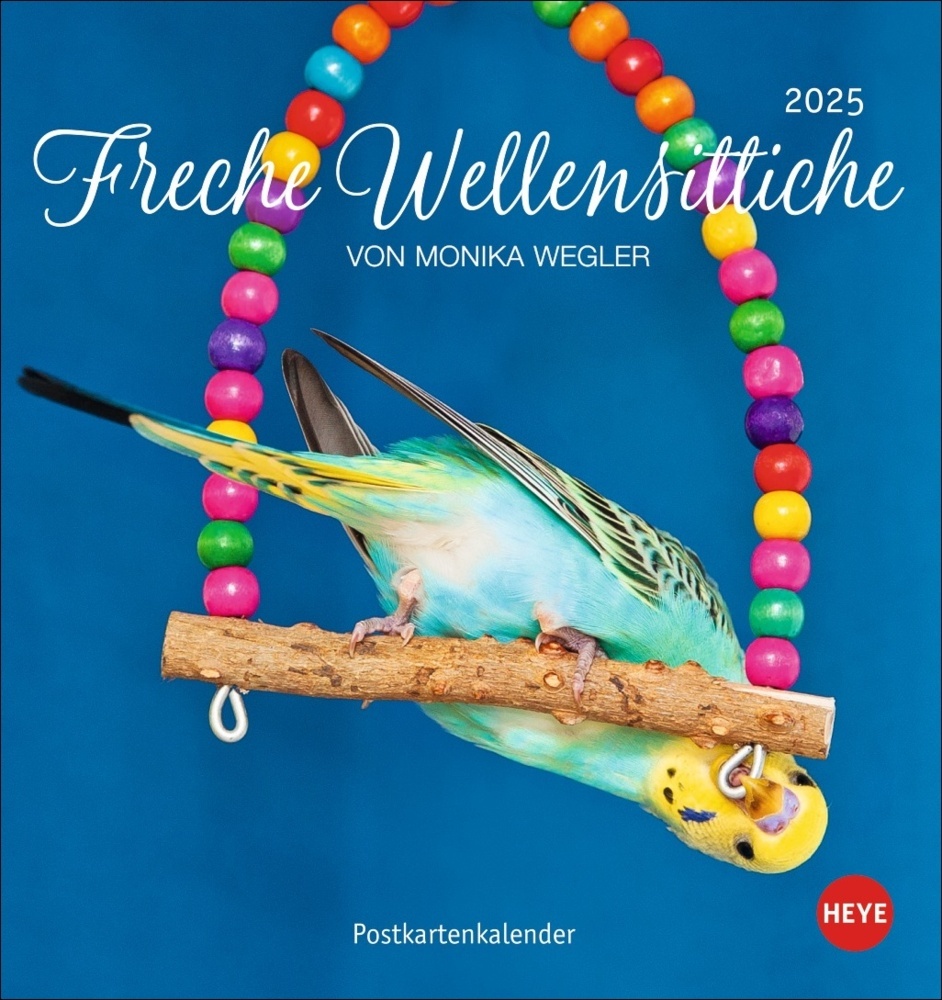 Cover: 9783756407095 | Freche Wellensittiche Postkartenkalender 2025 | Monika Wegler | 13 S.